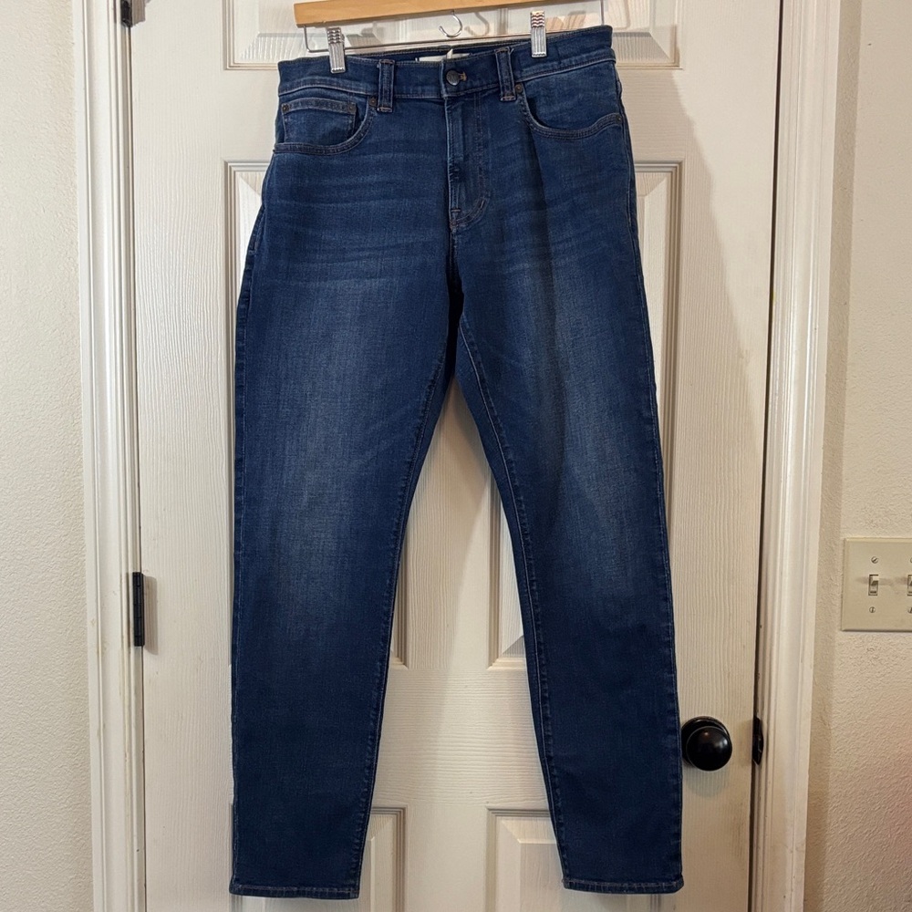 Madewell Men's Slim Fit Denim Jeans - Deep Blue